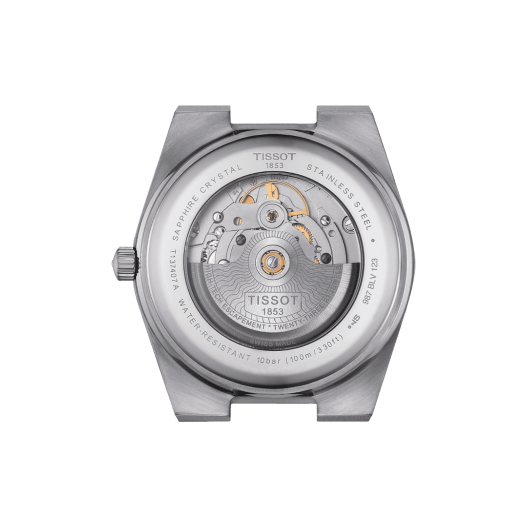 Tissot orologio PRX Powermatic 80 39,5mm nero automatico acciaio T137.407.11.051.00