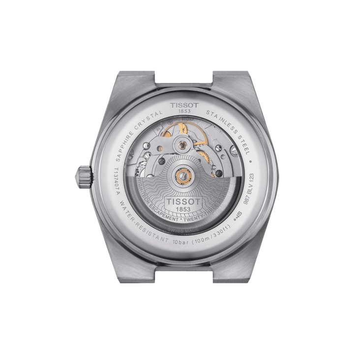 Reloj Tissot PRX Powermatic 80 39.5mm negro acero automático T137.407.11.051.00
