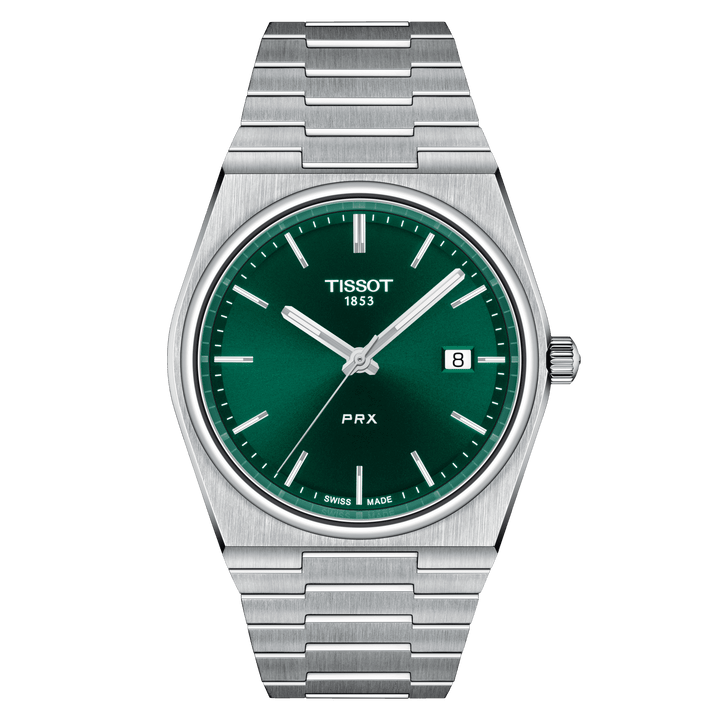 Tissot Watch PRX 39.5mm Green Grianchloch Cruach T137.410.11.091.00