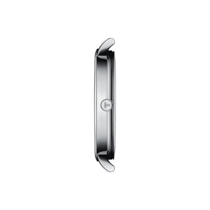 Tissot eveytime 40 mm zegarek zielony kwarc stal T143.410.11.091.00