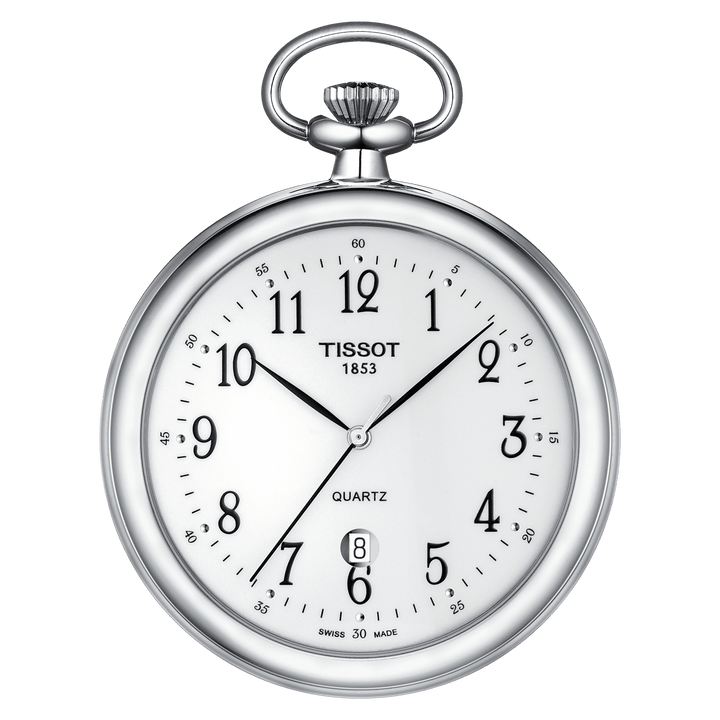 Tissot orologio da tasca Lepine 49mm quarzo bronzo finitura cromata T82.6.550.12 - Gioielleria Capodagli