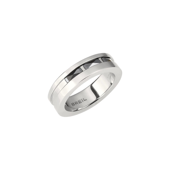 Breil anel anel de cerâmica tijolo de aço TJ3276