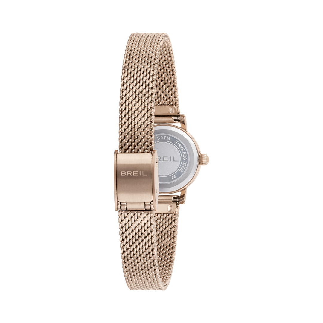 Breil relógio Darling 18 milímetros Borgonha quartzo aço acabamento PVD ouro rosa TW1936