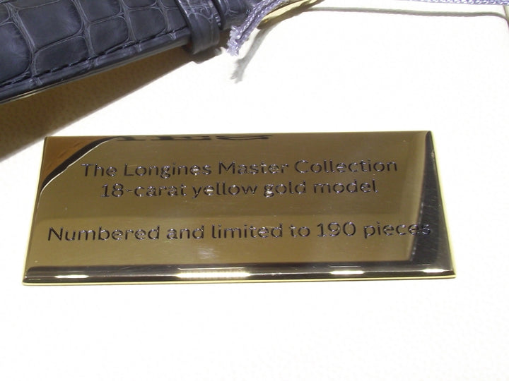 لونجين أورولوجيو مجموعة لونجين ماستر 190th Anniversary Limited Edition 40mm grigio oro 18kt automatico L2.793.6.73.2
