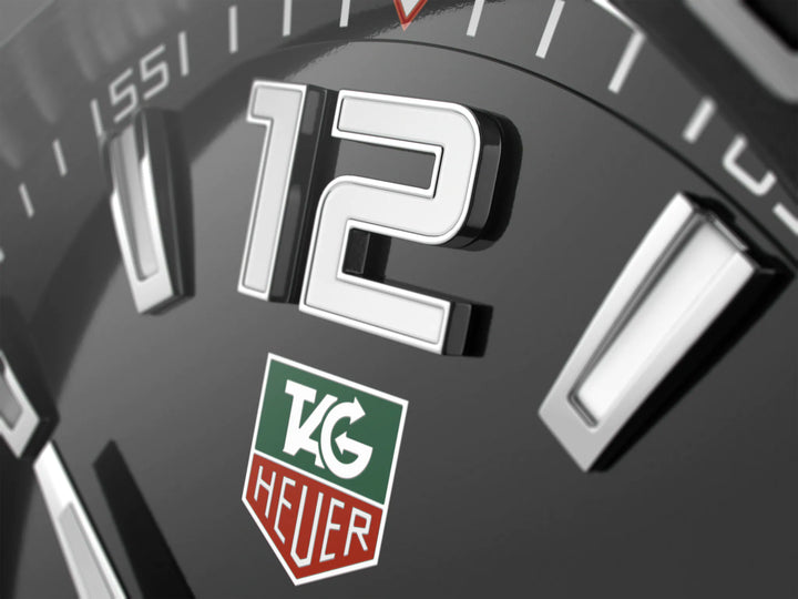 टैग Heuer घड़ी फॉर्मूला 1 41 मिमी काला क्वार्ट्ज स्टील WAZ1110.FT8023