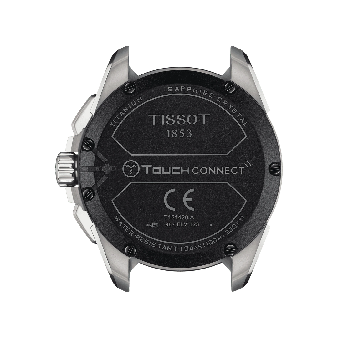 تيسو ووتش T-Touch اتصال الشمسية 47.5mm الأسود الكوارتز التيتانيوم T121.420.47.051.07