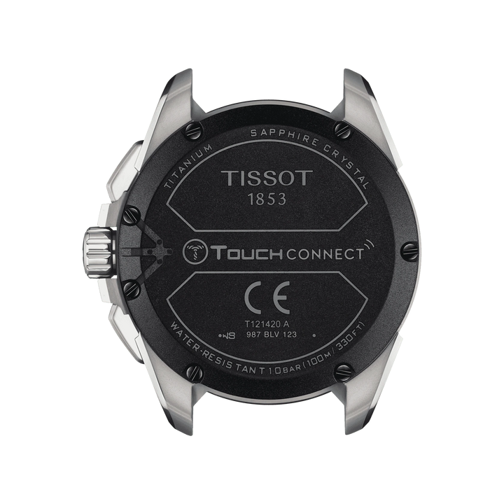 تيسو ووتش T-Touch اتصال الشمسية 47.5mm الأسود الكوارتز التيتانيوم T121.420.47.051.07