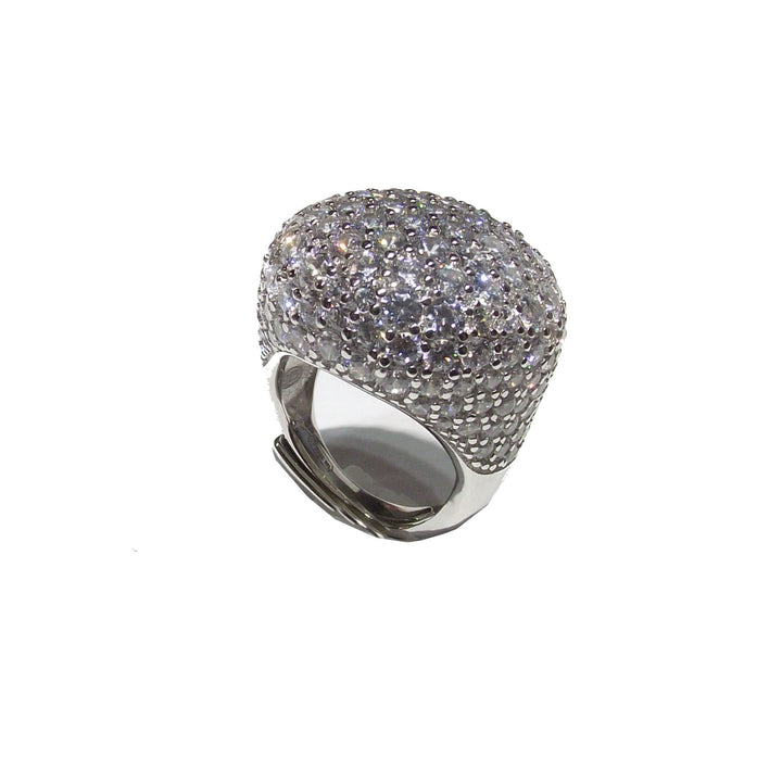 Capodagaglia ring morositas silver 925 kubik zirkonia cpd-arg-0001-bi