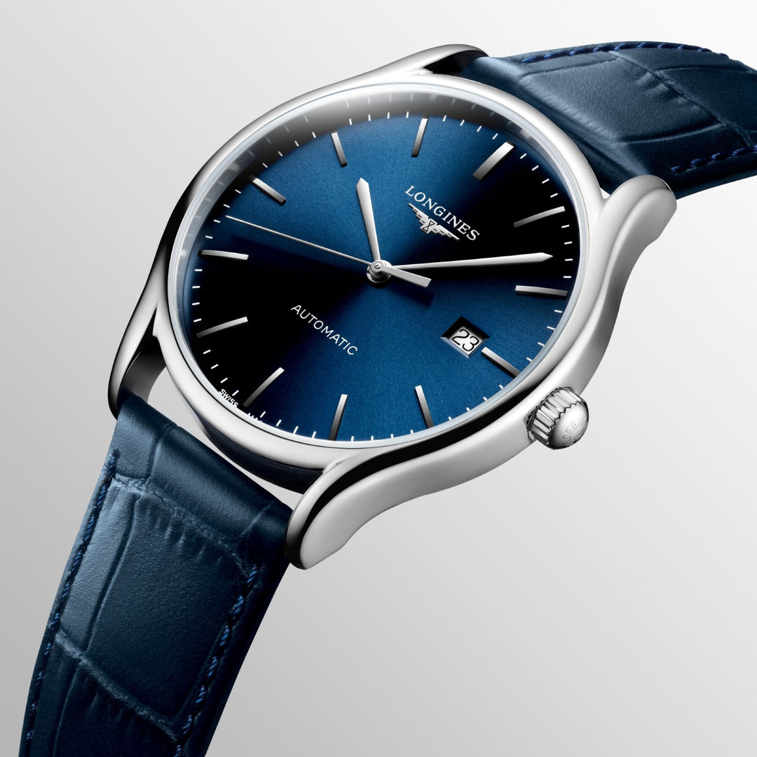 Longines relógio Lyre 40 milímetros azul automático de aço L4.961.4.92.2