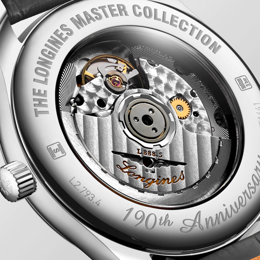 Relógio Longines Master Collection 190o Aniversário 40mm Prata Automática Aço L2.793.4.73.2