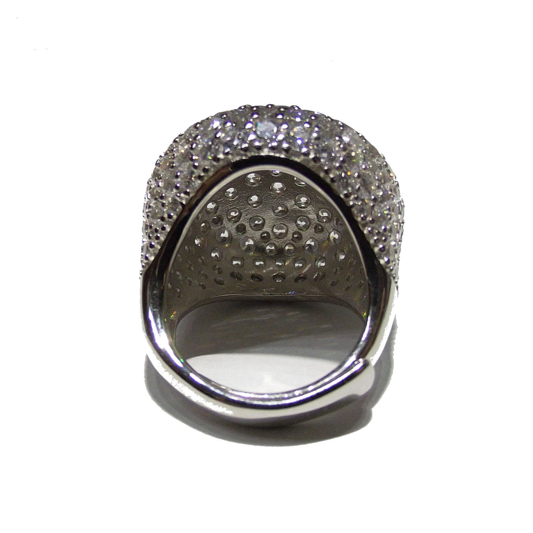 خاتم موروسيتاس 925 الفضة مكعب زركونيا CPD-ARG-0001-BI