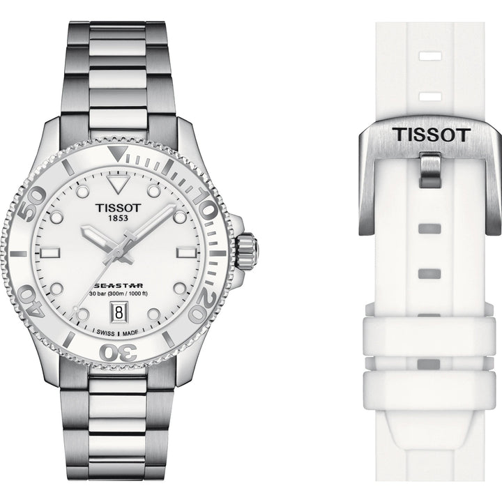 Tissot Seastar 1000 36mm bílý křemenná ocel T120.210.11.011.00