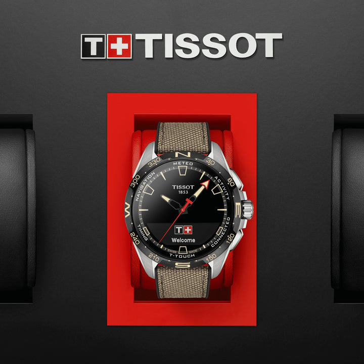 Tissot T-Touch Connectソーラー47.5mmブラッククォーツチタンT121.420.47.051.07