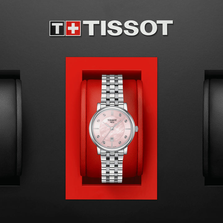 Tissot orologio Carson Premium Lady 30mm madreperla rosa quarzo acciaio T122.210.11.159.00