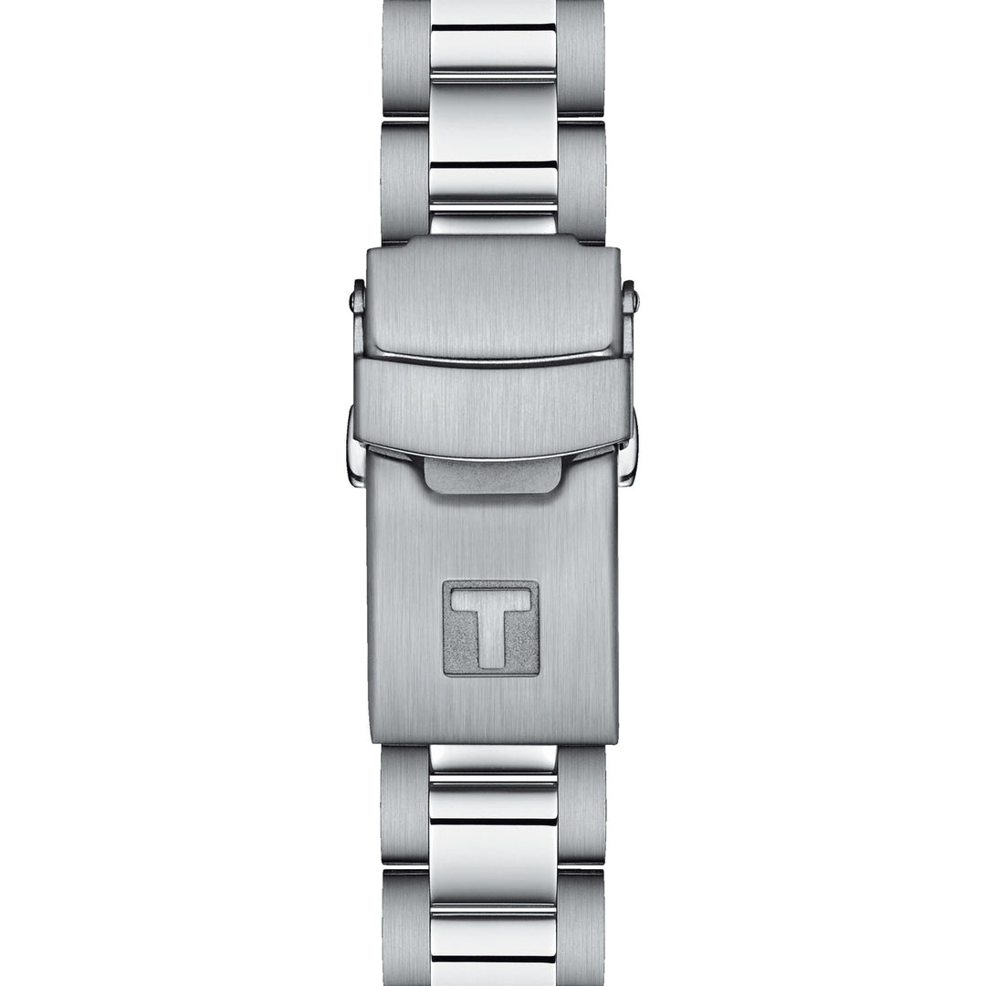 Tissot घड़ी Seastar 1000 36 मिमी सफेद क्वार्ट्ज स्टील T120.210.11.0.00