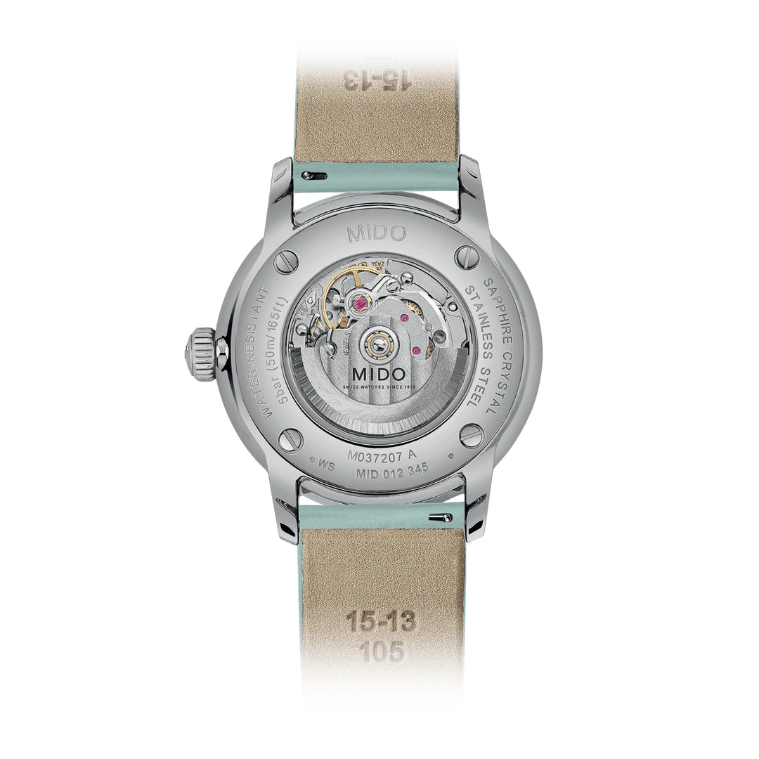 Часы Mido Baroncelli Signature Lady Colors Box Special Edition 30 мм Автоматическая жемчужная сталь M037.207.16.106.00