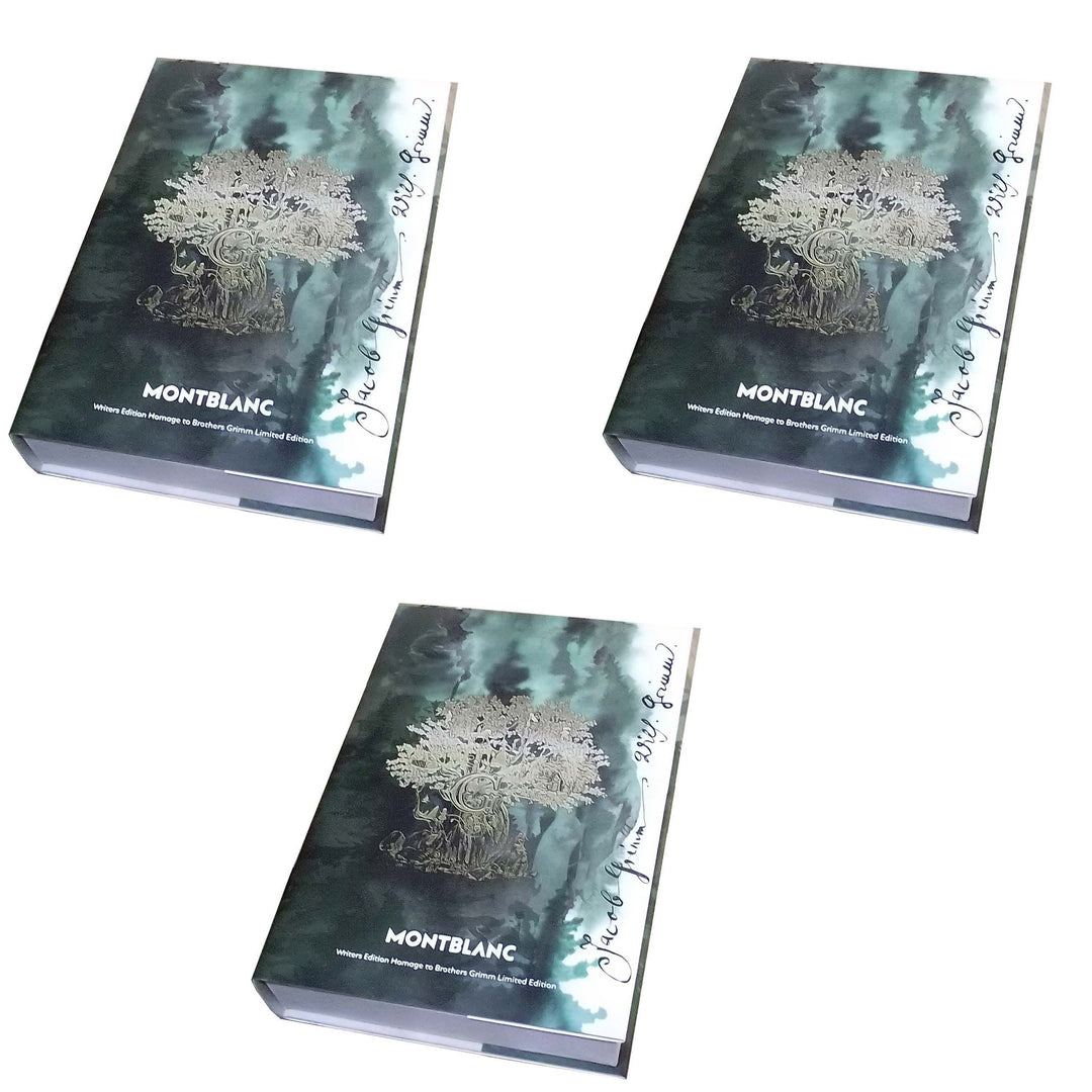 Montblanc הגדר 3 מהדורה של כותבי Penne 2022 Fratelli Grimm (מזרקה + רולר + כדור) מהדורה מוגבלת 128367