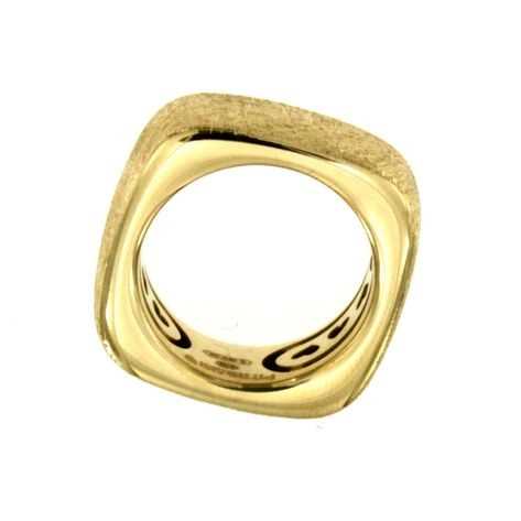Pitti en Sisi Urban Design Ring 925 Silver Finish PVD Yellow Gold An 8594G-15