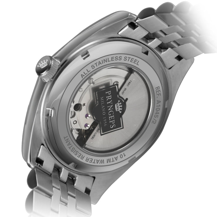 Pryngeps手表Erre X 40毫米白色自动钢A1045/2 BI