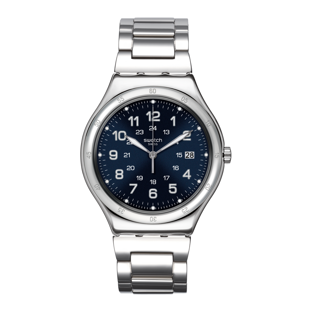 ساعة Swatch BLUE BOAT AGAIN الأصلي Irony 41mm YWS420GC