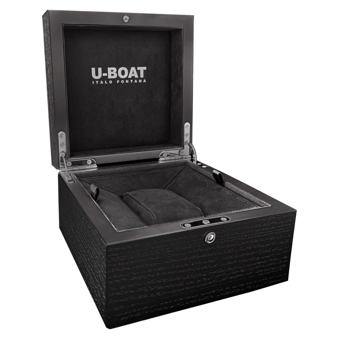U-BOAT 双时腕表 46 BRONZE GR 46mm 黑色自动青铜 9008