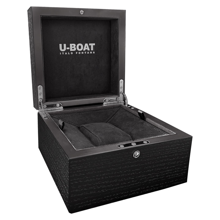 U-BOAT часы ПОГРУЖЕННЫЙ Бронзовый Ceramic BZ 46mm черный автоматический бронзовый 8486-C