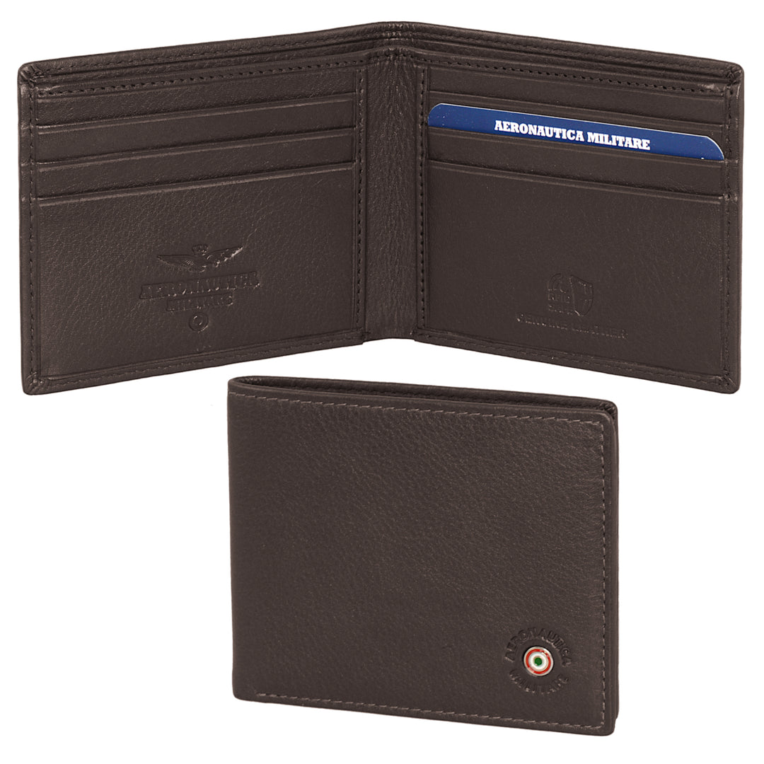 Aeronautica Militare Leather Wallets with credit card holder AM130-MO