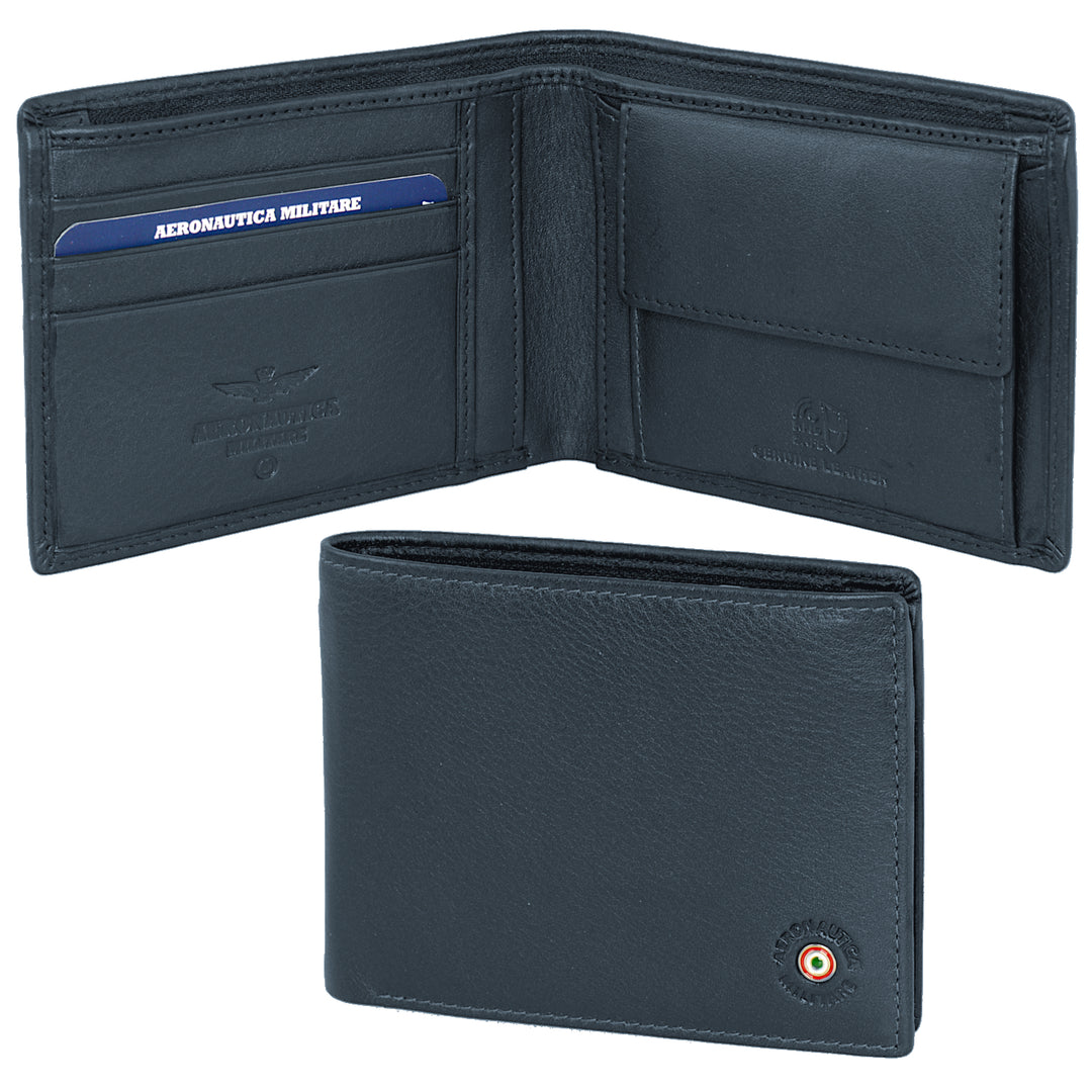 Kožené peněženky letectva s kreditními kartami AM132-Bl kreditní karty