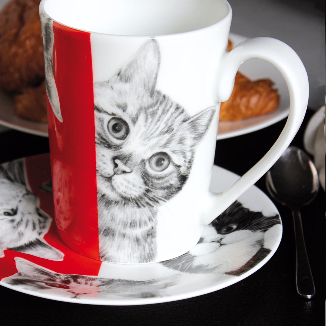 Tait ⁇  mug Cats Best Friends 컬렉션 도자기 fine bone china 14-1-4 CATS
