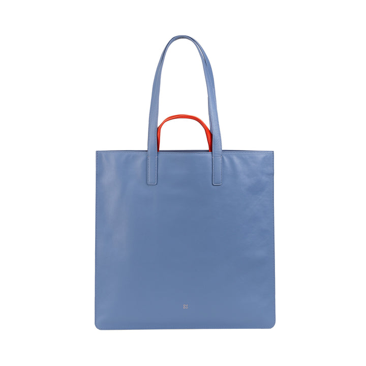 DuDu महिलाओं की बड़ी मुलायम बैग, रंगीन चमड़े की शॉपिंग टोटे बैग, डबल हैंडल, सुरुचिपूर्ण कंधे बैग, विशाल हाथ बैग