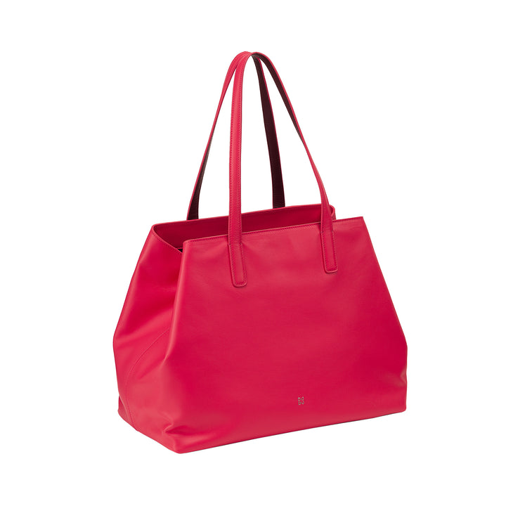 DuDu Stor læder Kvinders taske, blød shopperpose, skuldertaske med to håndtag, hånd -af -håndbag -modepose