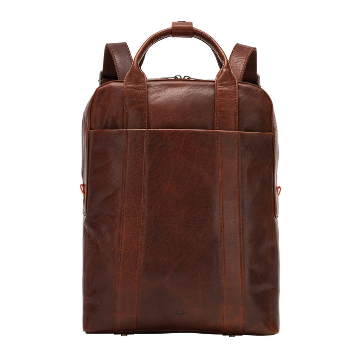 Nuvola Leather Bag Pánské batoh PC kožené dveře v ramenní popruh dvě držadla držáky tablet