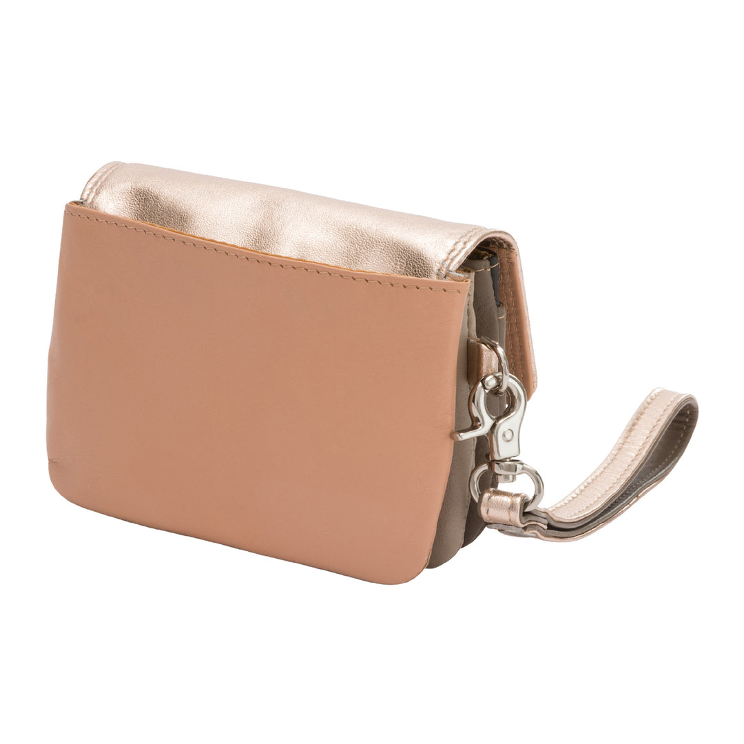 DuDu Borsellino žena malá růžová kožená peněženka mini kabelka s zápěstí pap