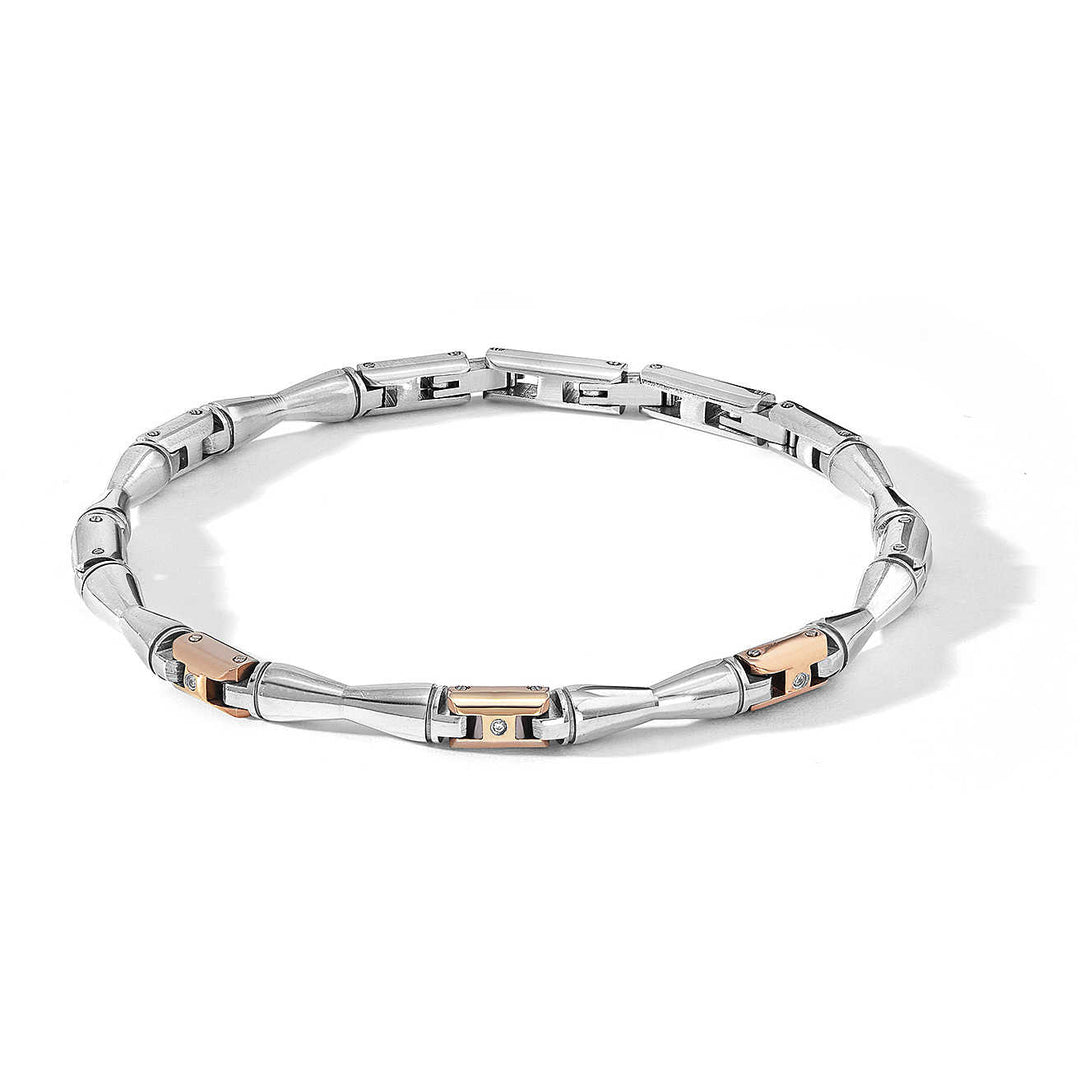 Comete Bamboo Bamboo Steel Finishes PVD Pink Gold Diamonds UBR 1114