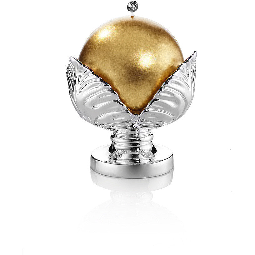 Ottaviani candela Pumo 8cm resina argento cera oro 31469OP - Capodagli 1937