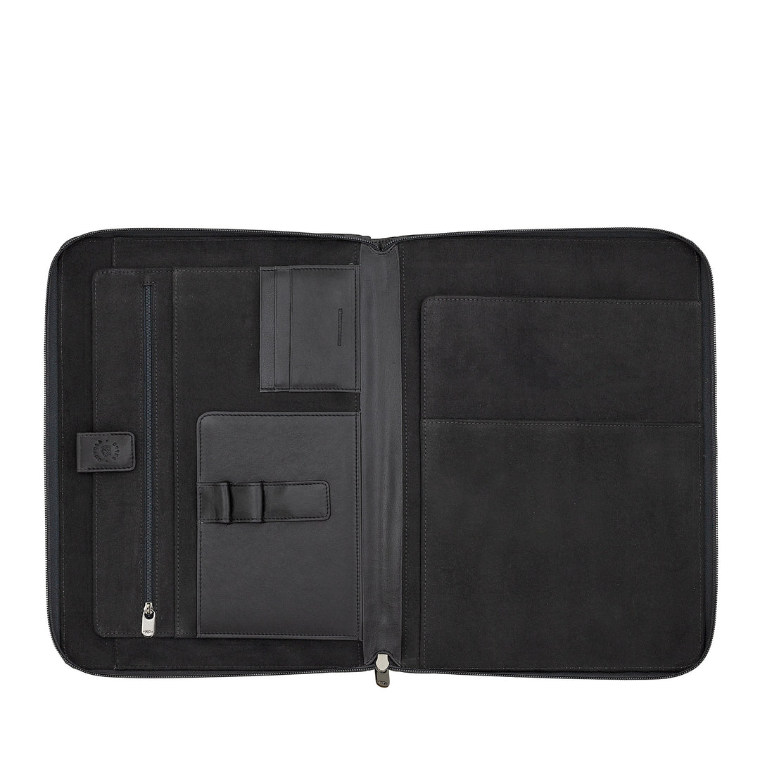 Nuvola leather leather holder A4 in leather in work organizer door block notes notes with hinge