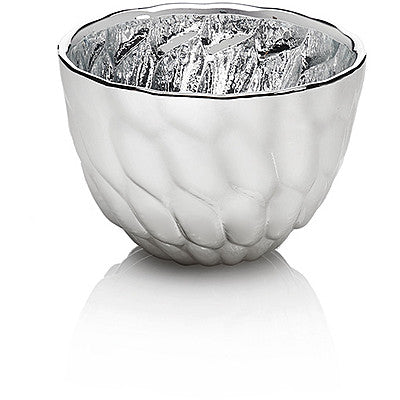 Ottaviani 碗中心件 木兰 9cm H.6.5cm 银色玻璃 800379