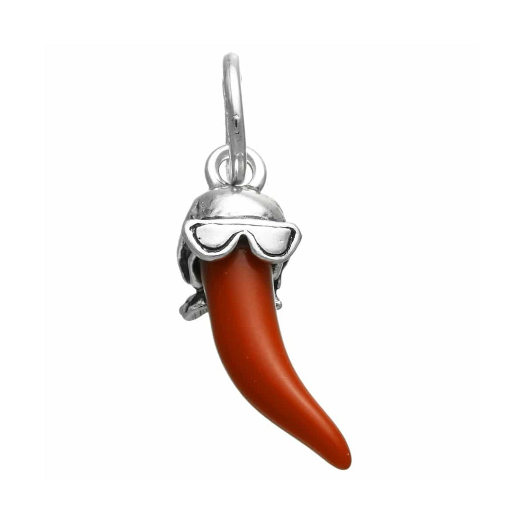 Giovanni Rspini Charm Horn Red Bandana Silver 925 10995