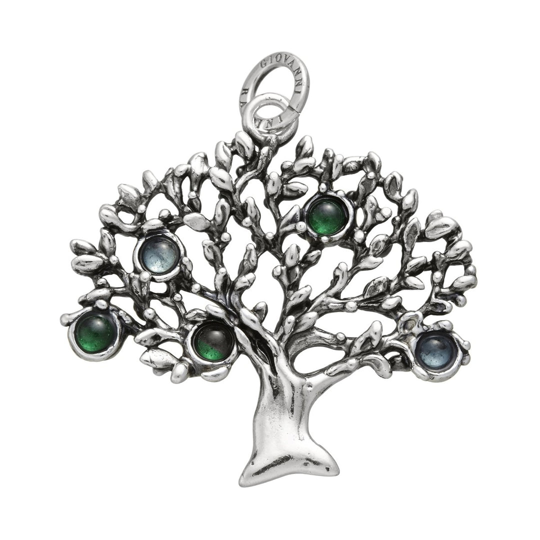 Giovanni Raspini charm Tree of Life रंग बड़ा चांदी 925 10982