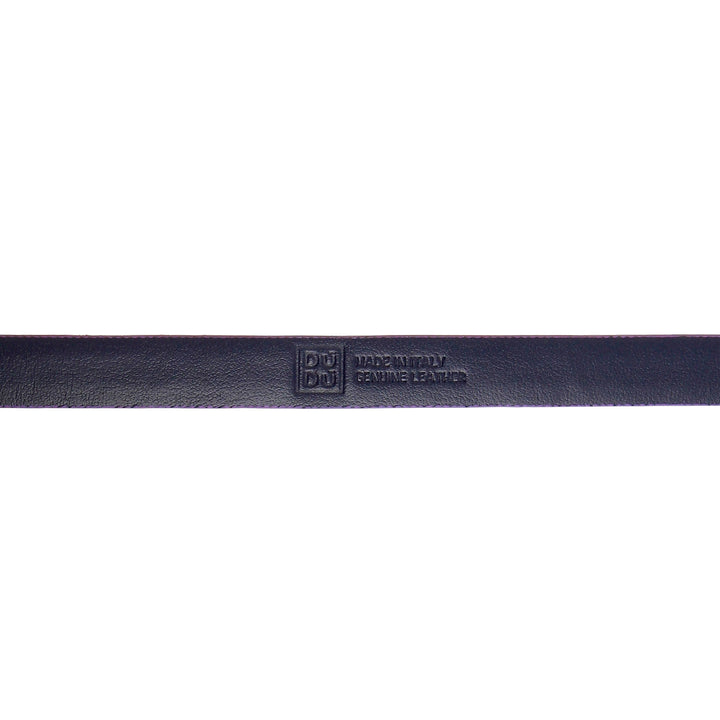 DuDu Dámský pás v pravé kůži vyrobený v Itálii dva -tóny H 12mm Krátkovatelné přezky s špendlíkem