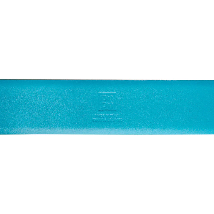 حزام دودو للرجال في جلد ناعم حقيقي مصنوع في إيطاليا ثنائية النمط غير الرسمي 34 مم