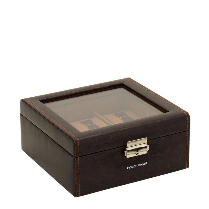 Κουτί ρολογιού Friedrich23 με 6 ορατές θέσεις Testa di moro 20085-3 - Capodagli 1937