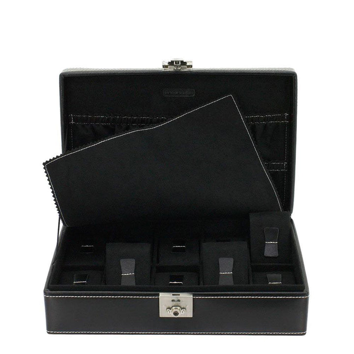 Friedrich23 οργανωμένο κουτί ρολογιών με 10 θέσεις Μαύρο 26120-2 - Capodagli 1937