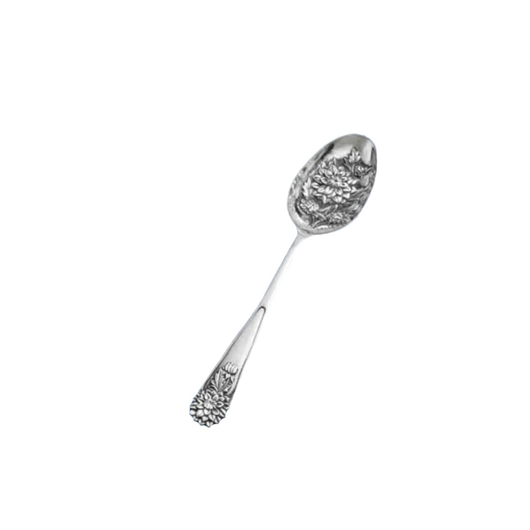 Masini Collectible Spoon Si det med en 925 8.03.1707 sølv-Granting Flower