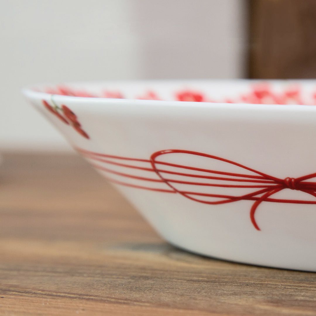 Tait ⁇  bacia Fil Rouge Berries 32 centímetros porcelana Fine Porcelain 5-271