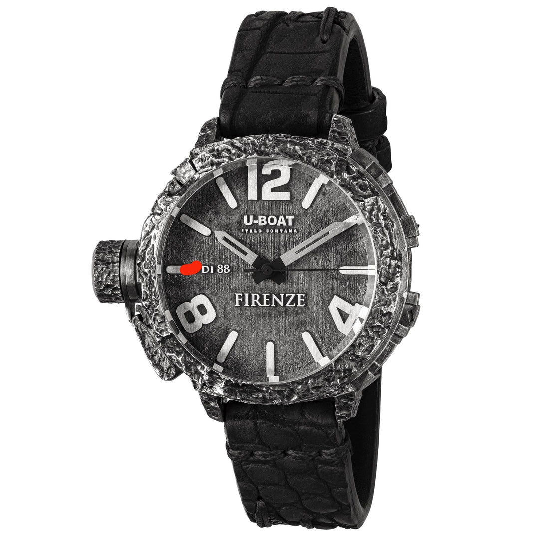 U-boat Firenze Silver Limited Edition Watch 88 espécimes de 45 mm de prata automática 925 Florence Silver