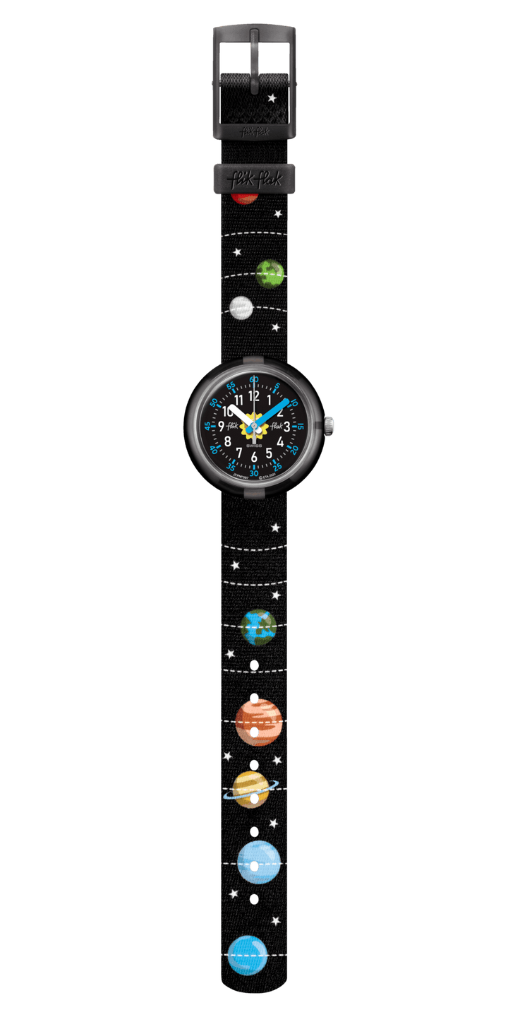 Flik Flak orologio SOLAR SYSTEM Space Trip 32mm FPNP097 - Capodagli 1937