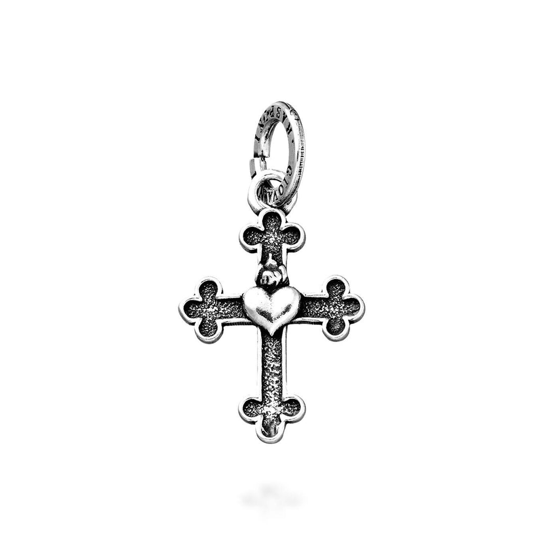 Giovanni Raspini charm Croce Cuore argento 925 11280 - Capodagli 1937