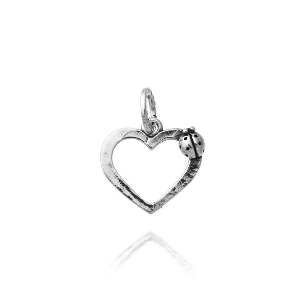 Giovanni Raspini charm Cuore Coccinella argento 925 11091 - Gioielleria Capodagli