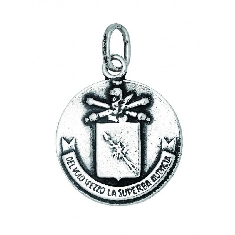 Giovanni Raspini charm Medaglia Medusa Contraerea argento 925 6901 - Gioielleria Capodagli